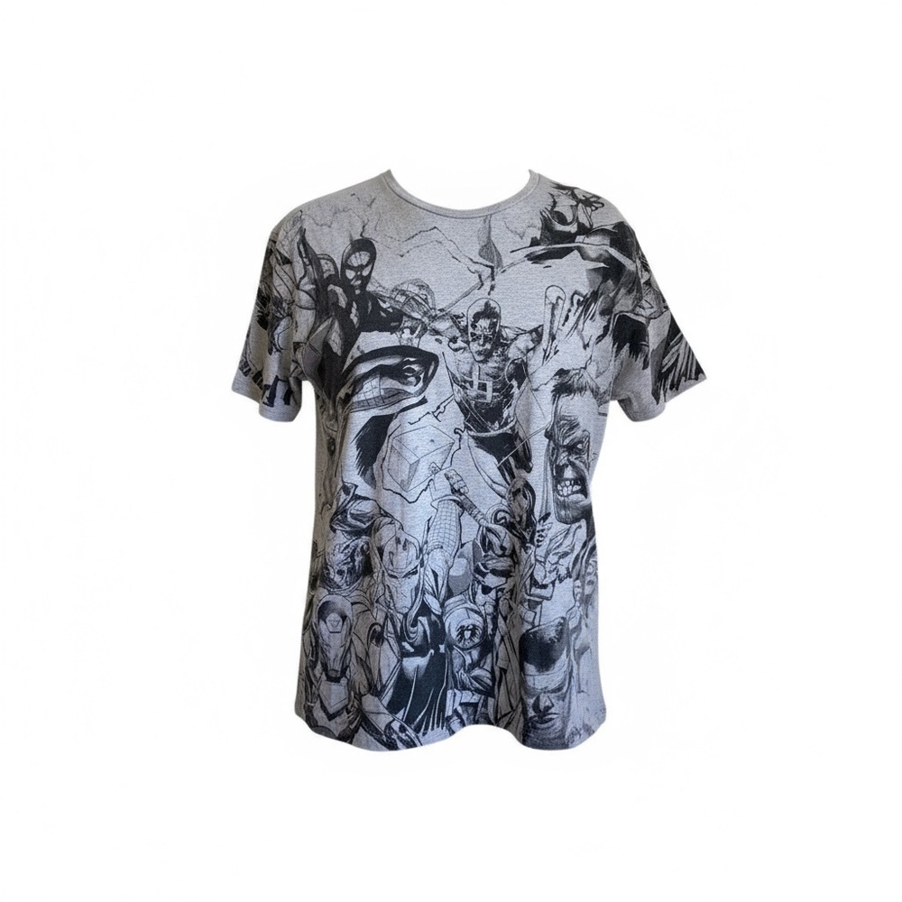 Marvel Men’s Y2K Super Hero’s Tee GUC Size XL